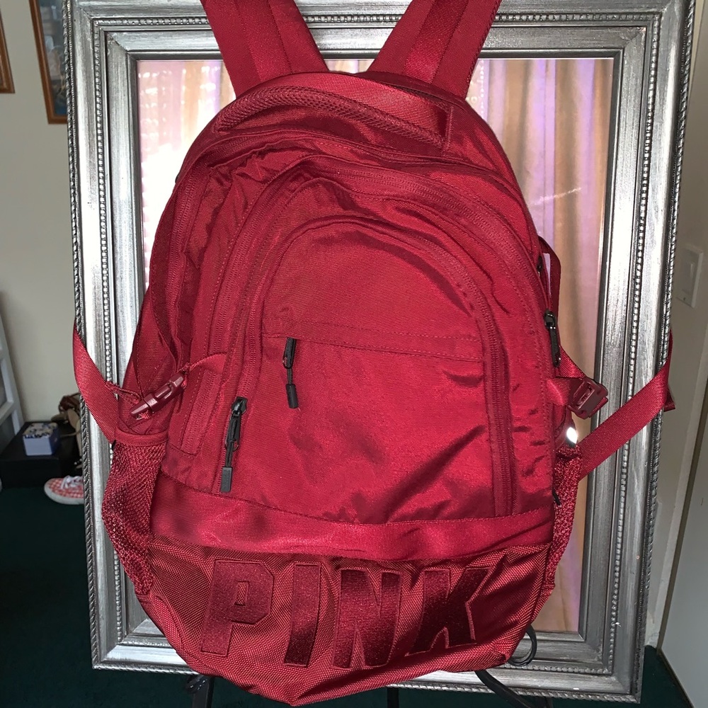 PINK VS Burgundy Backpack 🎒